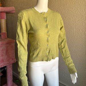 Eyeshadow green cardigan Size Large